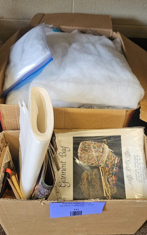 Sewing Patterns, Batting, Craft Tools, and Supplies