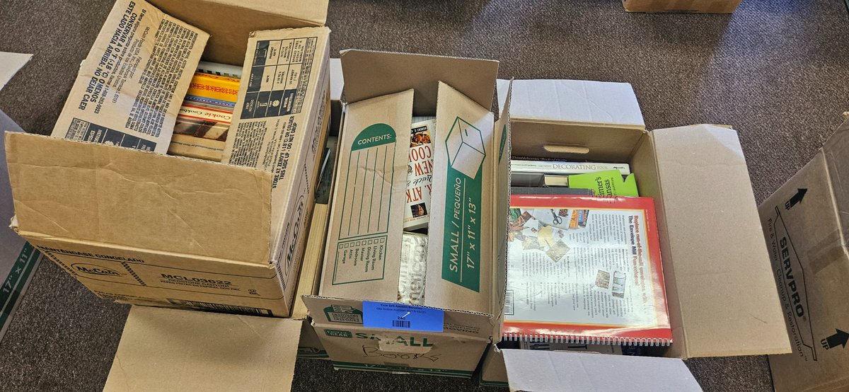 Three Boxes of Books and Retail Catalogs