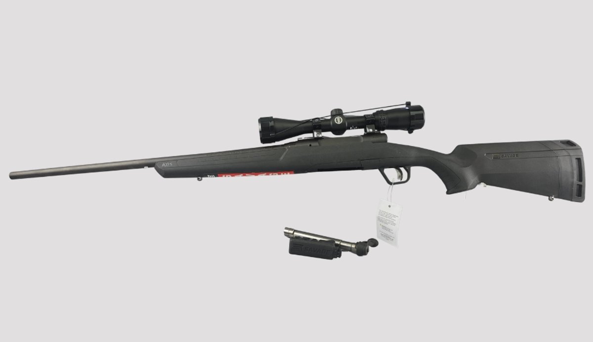 Savage Axis 6.5 Creedmoor Bolt-Action Rifle with Scope