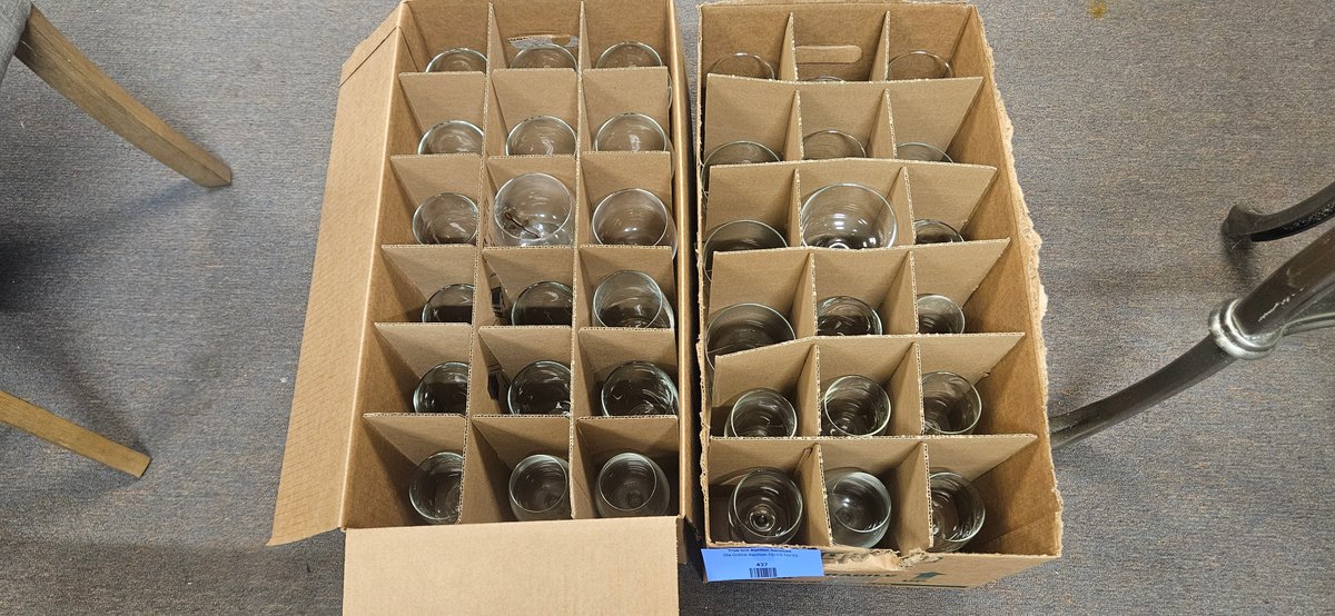 Clear Glass Stemware, Wine Glasses, and Goblets