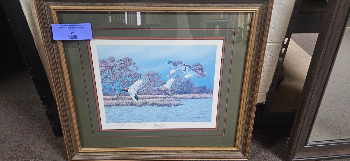Elton J. Louviere Mallard Cove Framed Art Print