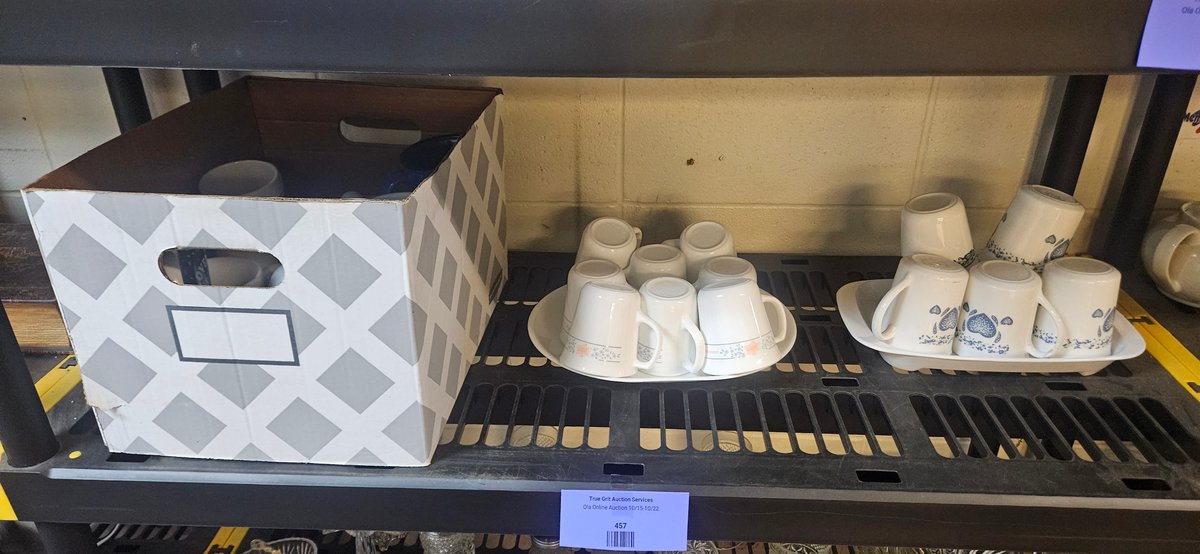 Glass and Ceramic Mugs, Serving Platter, Tray, and More