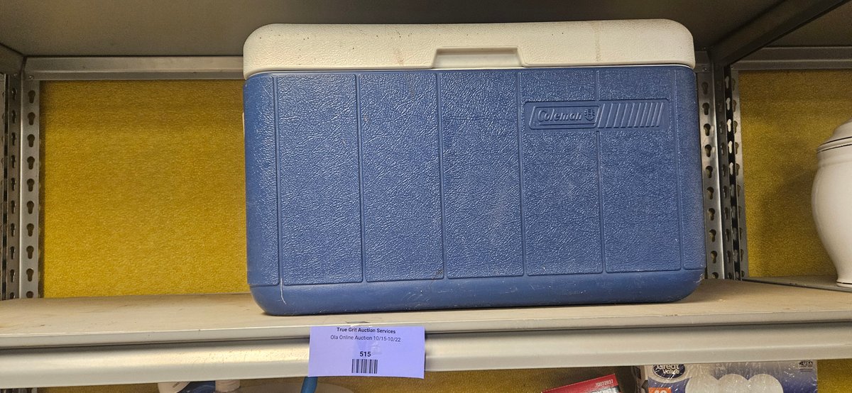 Coleman Blue Plastic Chest Cooler