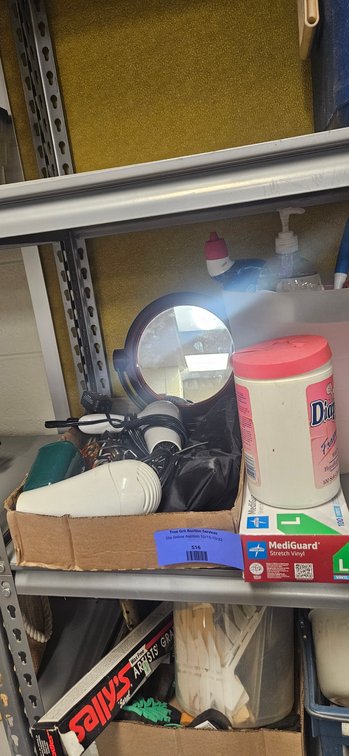Hair Styling Tools, Personal Care Items, and Cleaning Supplies