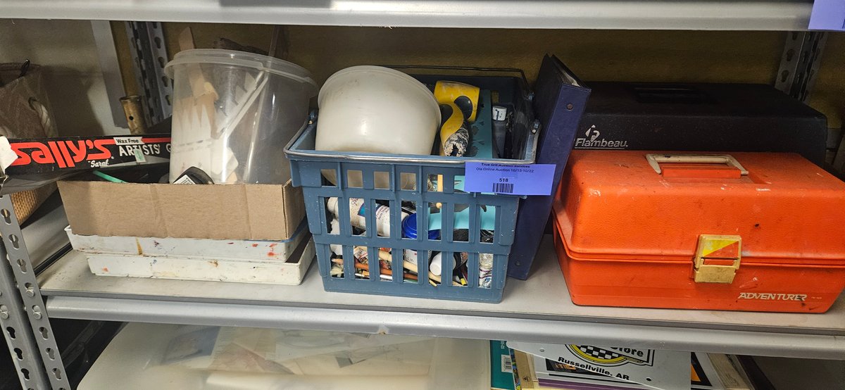 Art and Craft Supplies, Utility Boxes, and Paint Sprayer