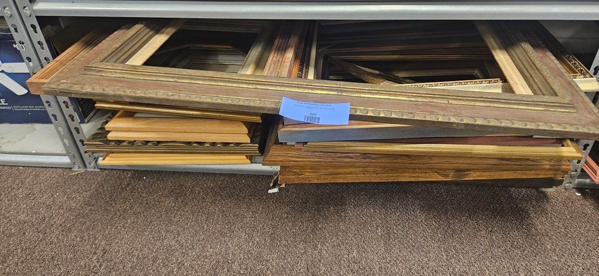 Wooden and Molded Gilt Picture Frames