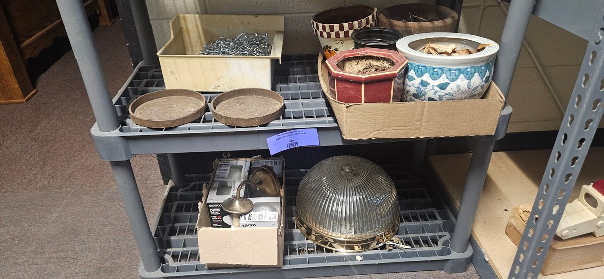 Light Fixtures, Planters, Metal Chain, and More