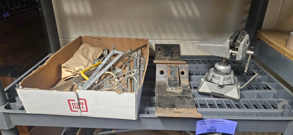 Swivel Bench Vise, Steel Brackets, Hand Saws, and More