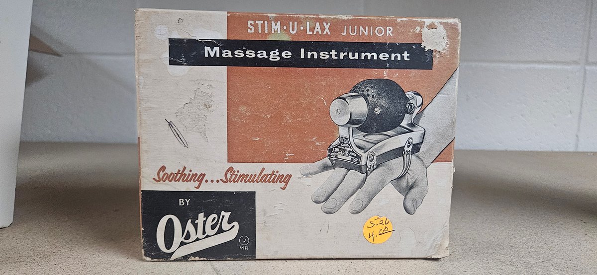 Oster Stim-U-Lax Junior Massage Instrument Box