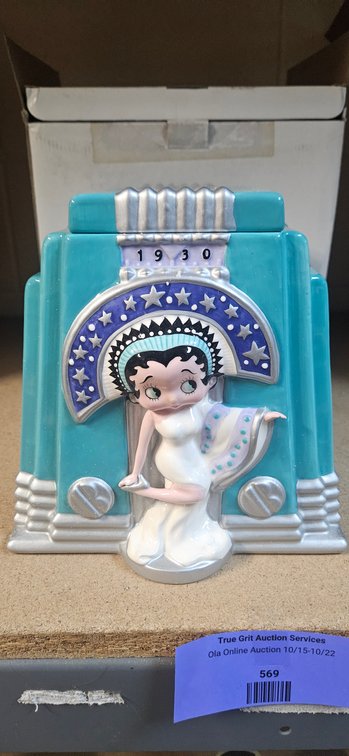 Vandor Betty Boop 1930 Art Deco Ceramic Cookie Jar