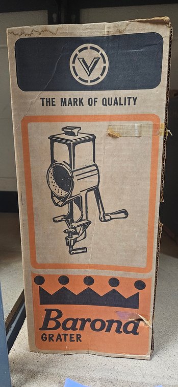 Barona Cast Metal Manual Rotary Food Grater