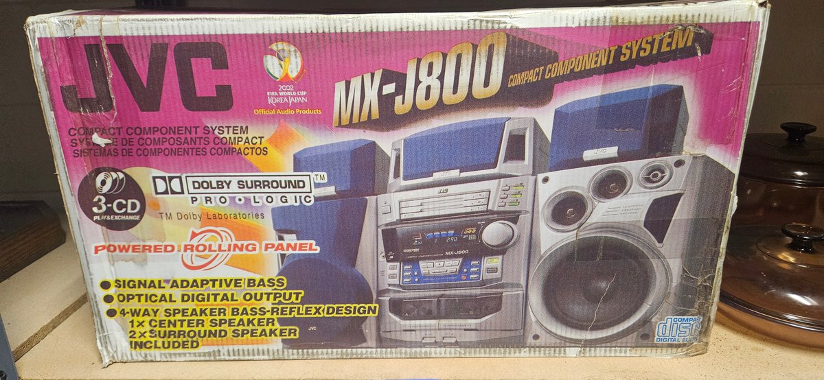 JVC MX-J800 Compact Component System in Original Box