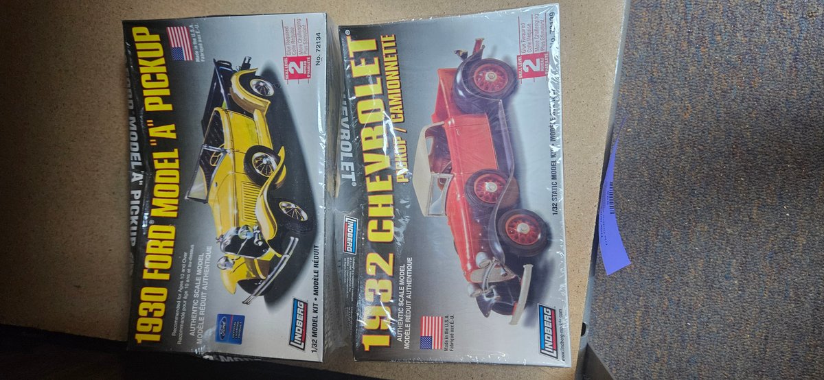 Lindberg 1/32 Scale Pickup Truck Model Kits