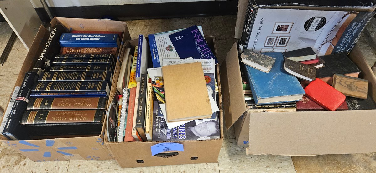 Hardcover and Paperback Books, Reference Sets, and Bibles