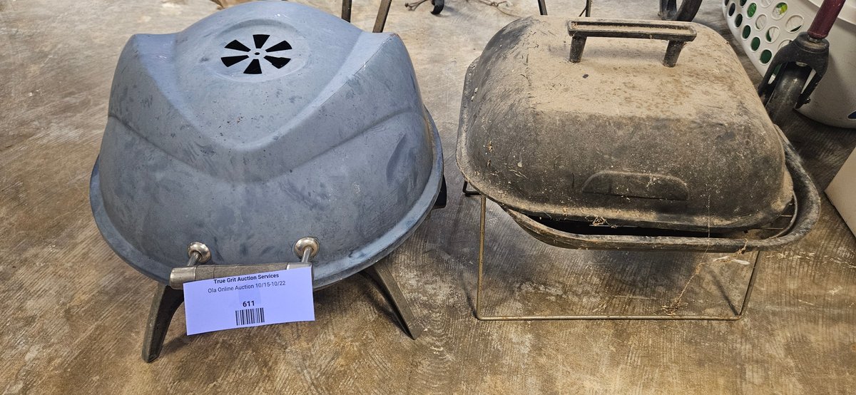 Portable Dome and Rectangular Tabletop Grills