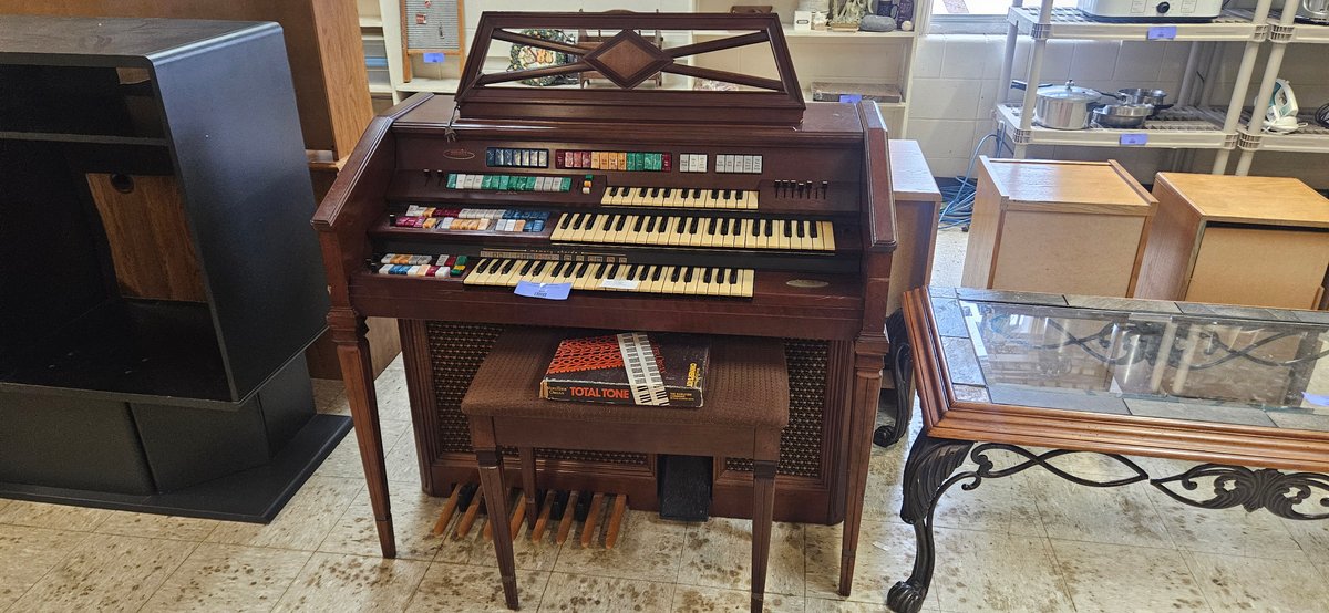 Wurlitzer Electronic Organ with Orbit Synthesizer and Bench