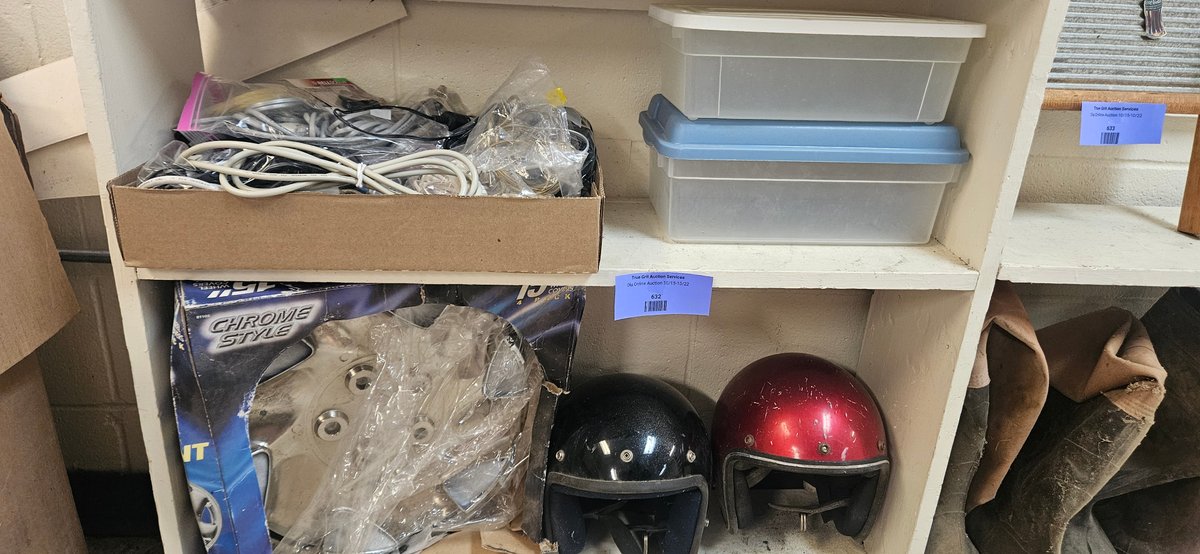 Open-Face Helmets, Wheel Covers, Storage Bins, and Cables