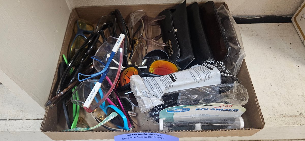 Safety Glasses, Sunglasses, and Eyeglass Cases