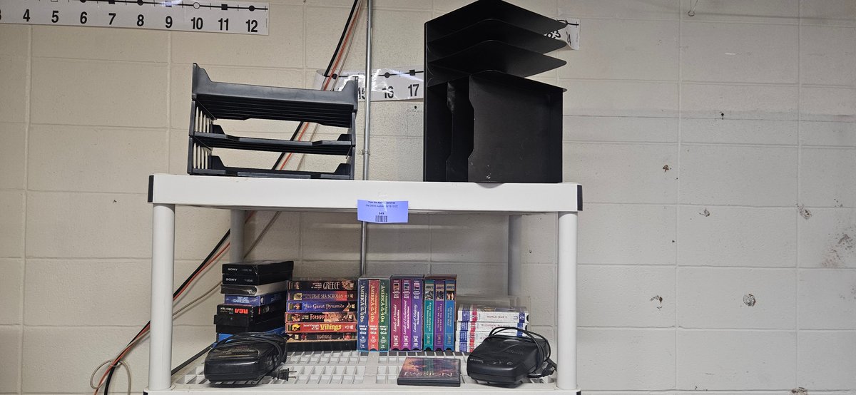 Desk Organizers, VHS Rewinders, VHS Tapes, and More