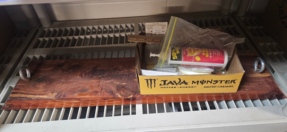 Live-Edge Wood Board, Hunting Scent, and Fishing Supplies