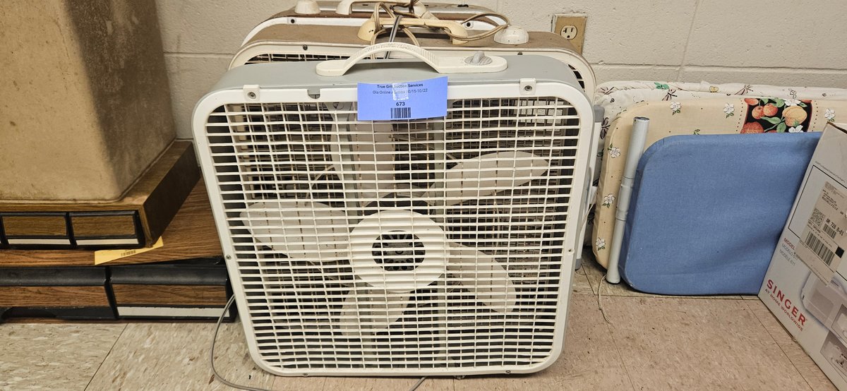 Portable Metal-Framed Electric Box Fans