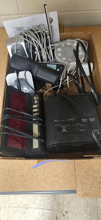 Clock Radios, Cordless Phone, and Electronics