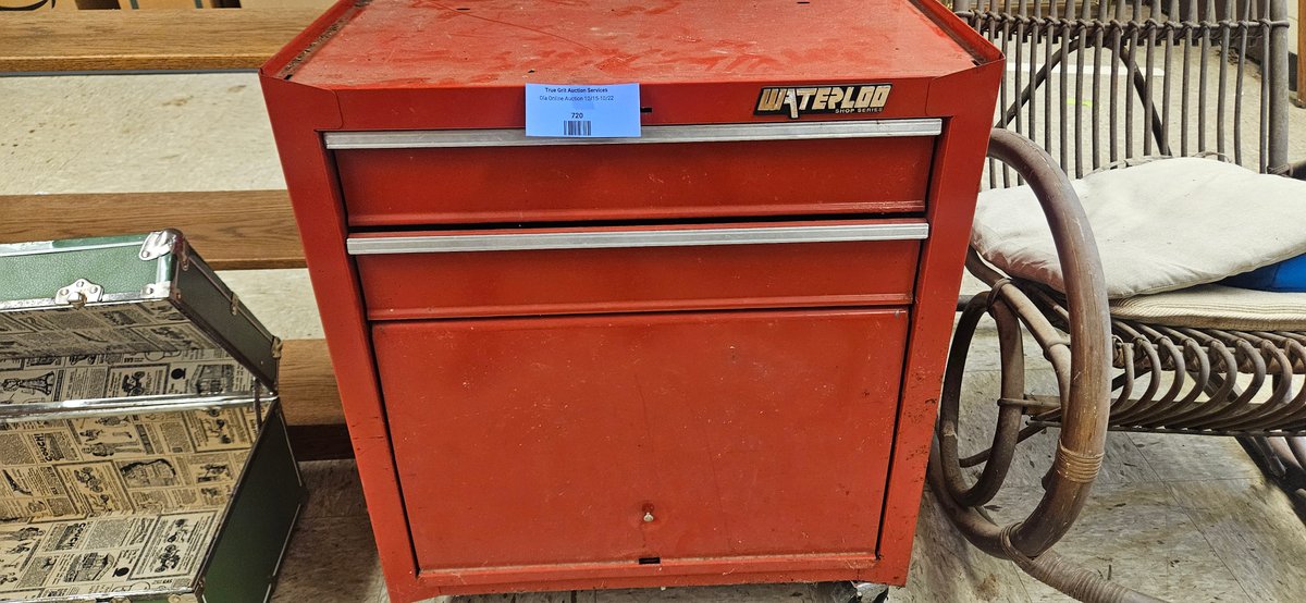 Metal Rolling Tool Cabinet, Hardware, and Workshop Supplies