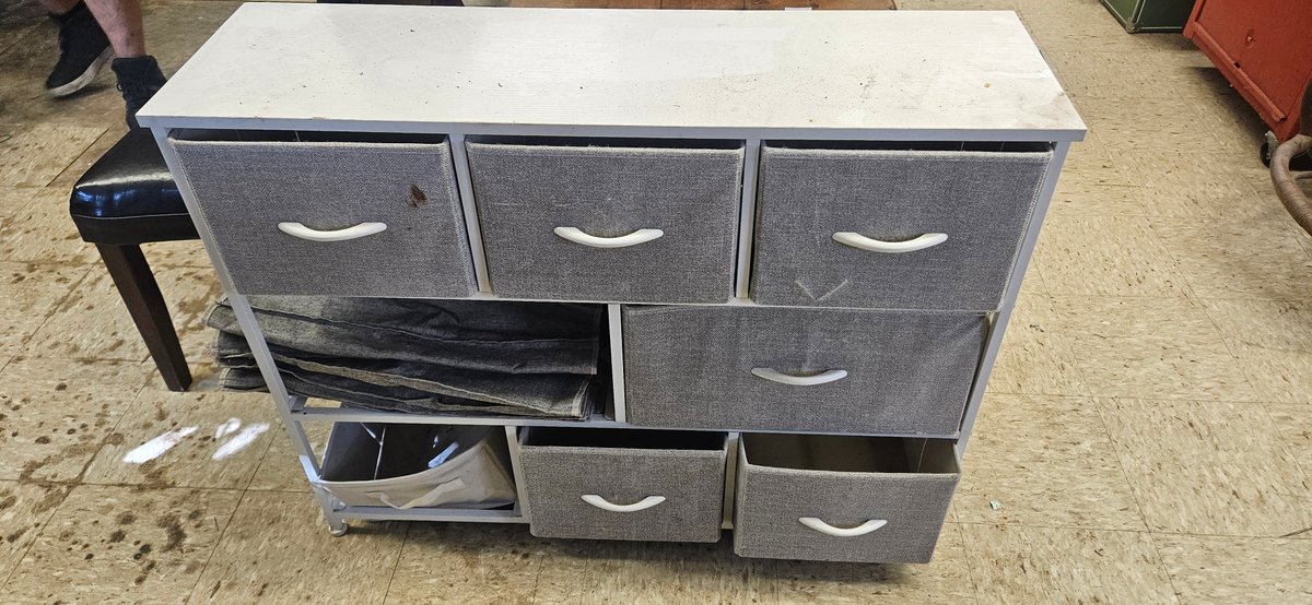 Metal Frame Storage Organizer with Fabric Drawers