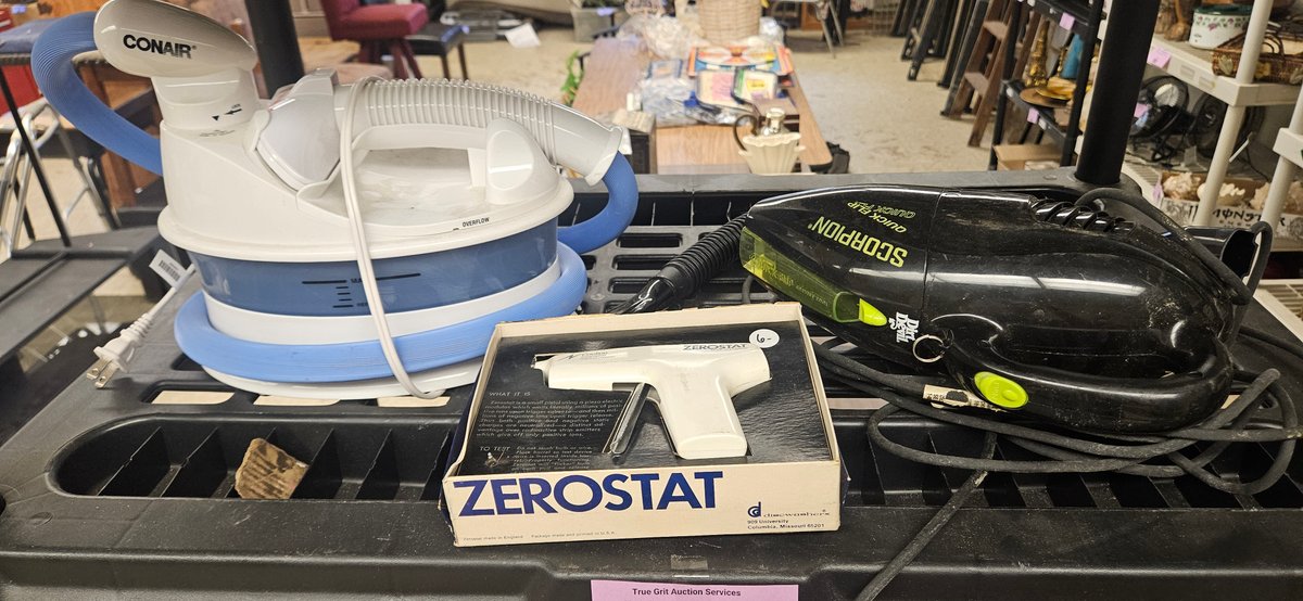 Steamer, Handheld Vacuum, and Antistatic Gun