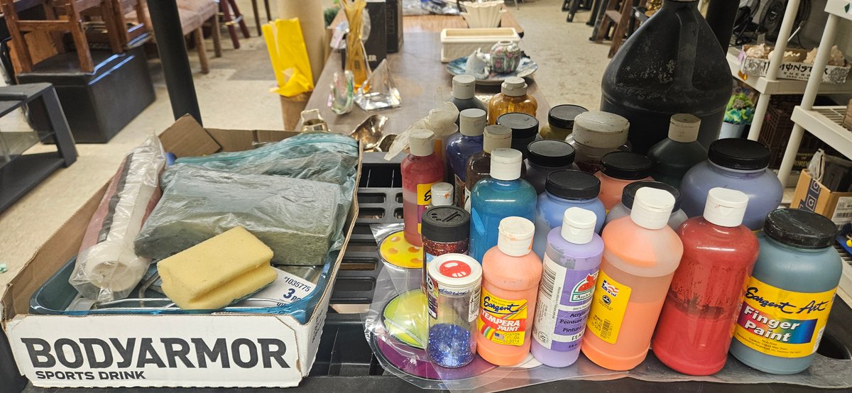 Craft Paints, Glitter, and Painting Supplies