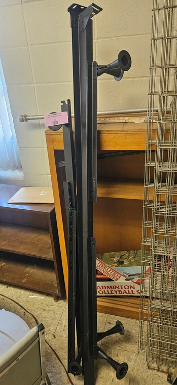 Black Steel Angle-Iron Bed Frame Rails and Supports