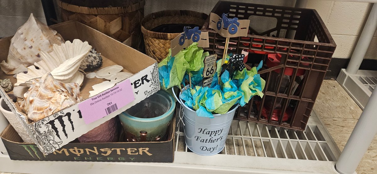 Hummingbird Feeders, Ceramic Planters, Seashells, and More