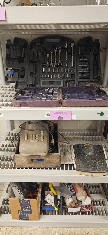 Mechanics Tool Sets, Adding Machine, Scale, and More