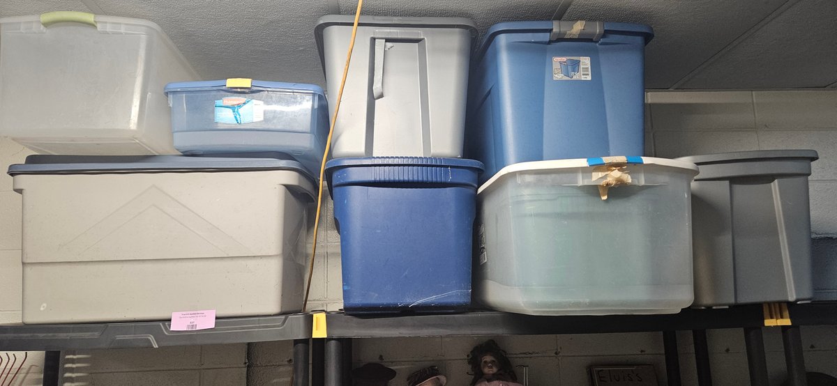Plastic Storage Totes with Lids