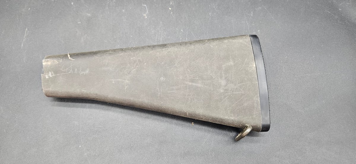 Composite Fixed Rifle Buttstock with Trapdoor Compartment