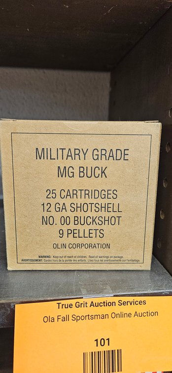 Olin Corporation MG Buck 12 Gauge 00 Buckshot Ammunition