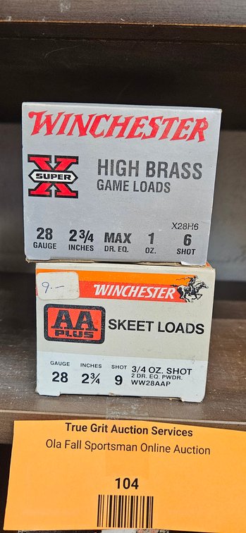 Winchester Super X and AA Plus 28 Gauge Shotgun Shells
