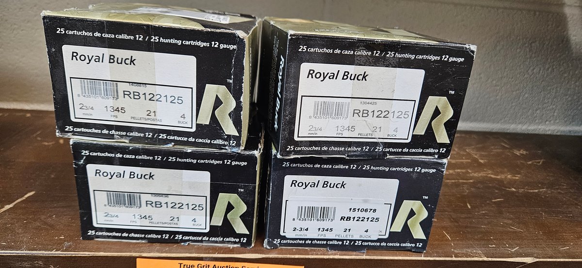 Royal Buck RB122125 12 Gauge 4 Buck Shotgun Ammunition