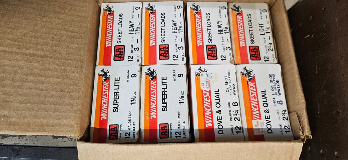 Winchester AA and Dove & Quail 12 Gauge Shotgun Shells
