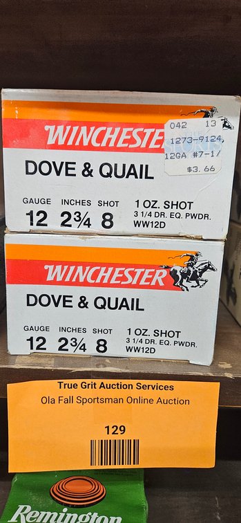 Winchester Dove & Quail 12 Gauge Shotgun Shell Boxes