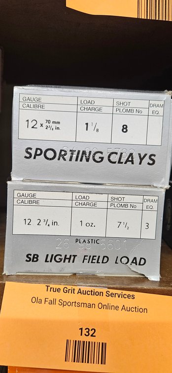 Sporting Clays and Field Load 12 Gauge Shotgun Ammunition