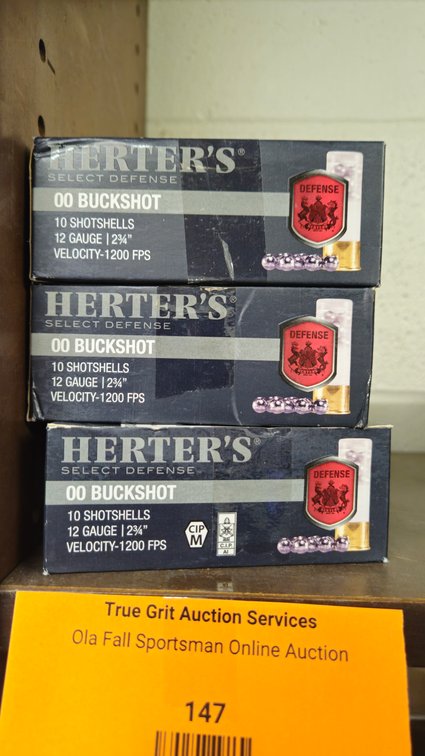Herter's Select Defense 12 Gauge 00 Buckshot Ammunition