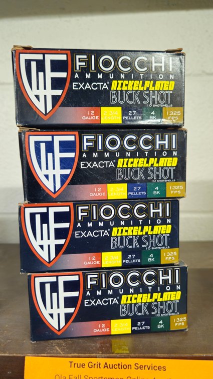 Fiocchi Exacta 12 Gauge Nickel-Plated Buckshot