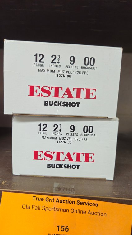 Estate 12 Gauge 2 3/4 In 00 Buckshot Shotgun Ammunition