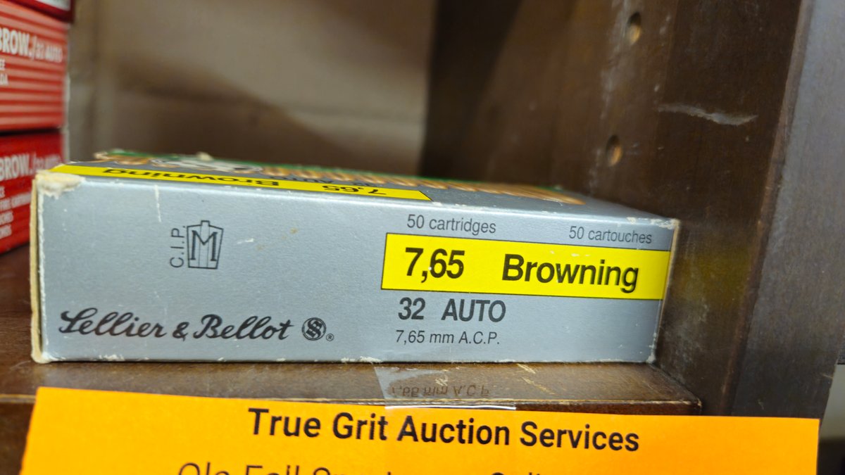 Sellier & Bellot 7,65 Browning / 32 Auto Ammunition Box