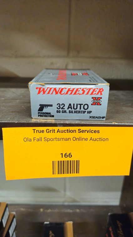 Winchester Super-X 32 Auto 60 Gr. Silvertip HP Ammunition Box