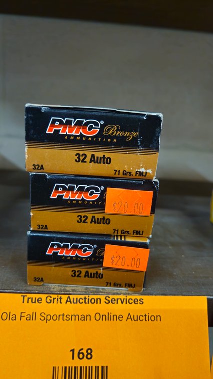 PMC Bronze 32 Auto 71 Grs. FMJ Ammunition