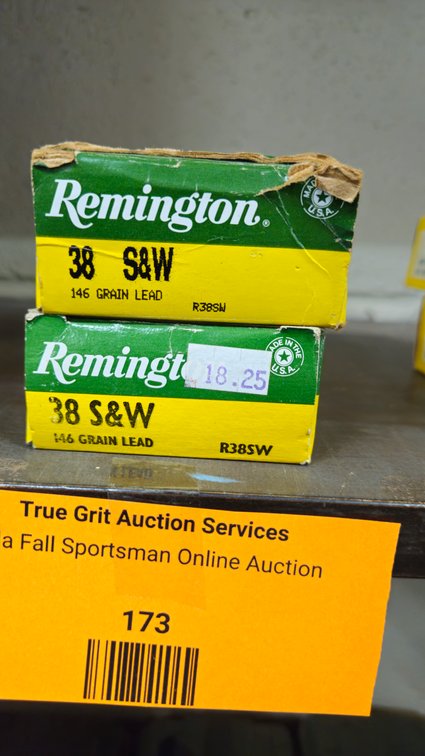 Remington 38 S&W 146 Grain Lead Ammunition Boxes