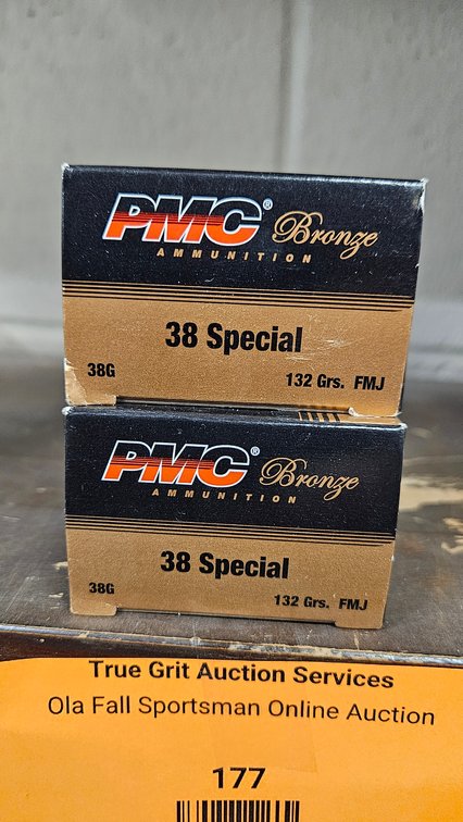PMC Bronze 38 Special 132 Grs. FMJ Ammunition