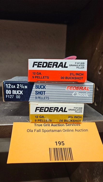 Federal 12 Gauge 2 3/4 In 00 Buckshot Ammunition